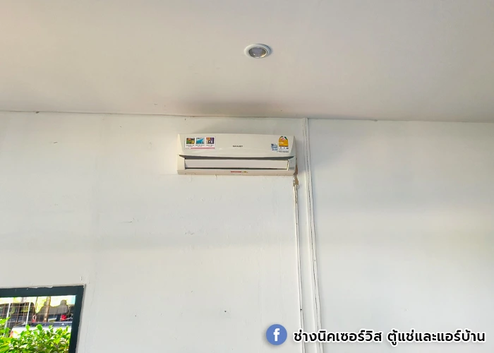 งานติดตั้งแอร์เก่า พร้อมล้าง