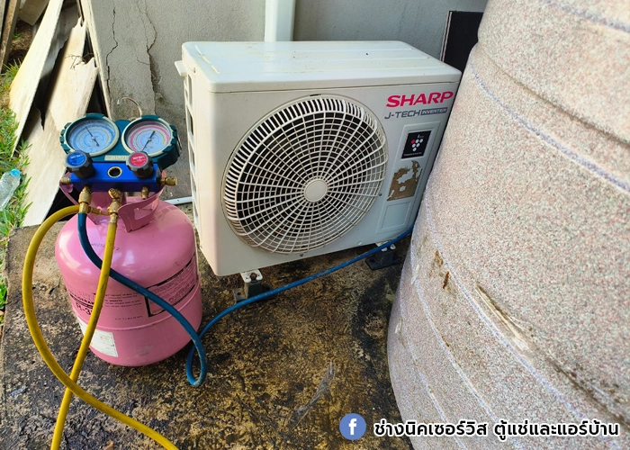 ส่งงานเปลี่ยนแผงระบายความร้อนแอร์